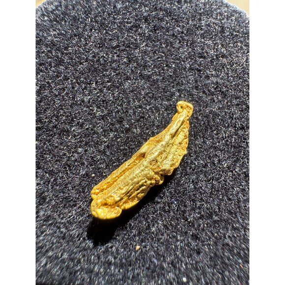 Wire Gold Crystal Nugget Specimen - Grass Valley, Nevada County California - Picture 7 of 7